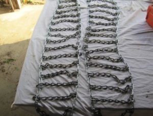 BRAND NEW FRONT Tire Chains for Honda RT5000, H5013, or H5518 Tractor