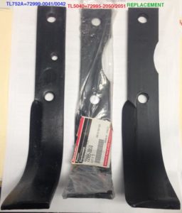 BRAND NEW Replacement Tines for Honda Tillers TL752A & TL5040